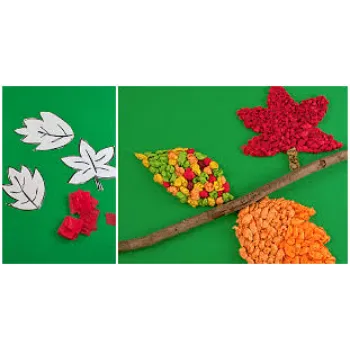 Colorful Paper Leaf